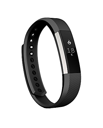 Zodaca Replacement Wristband With Clasp For Fitbit Alta/Alta HR, Large Black