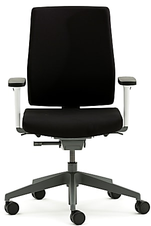 Allermuir Freeflex Ergonomic High-Back Task Chair, Light Gray/Ink/Gray