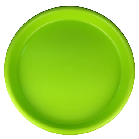 Romanoff Products Polypropylene Sand And Party Tray, Lime Green