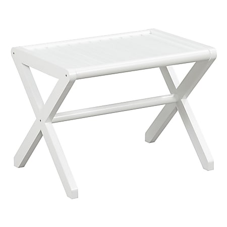 New Ridge Home Goods Abingdon Bench, White