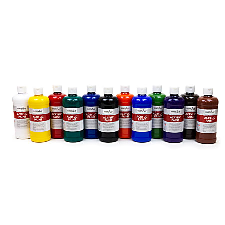 Prang Ready To Use Tempera Paint 16 Oz. White - Office Depot