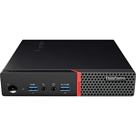 Lenovo ThinkCentre M900 10FM001UUS Desktop Computer - Core i5 i5-6500T - 8 GB RAM - 256 GB SSD - Tiny - Black - Windows 7 Professional 64-bit - Intel HD Graphics 530 - Wireless LAN - Bluetooth