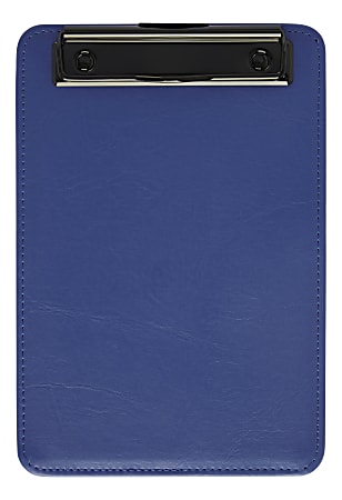 Office Depot® Brand Mini Clipboard, 6" x 9", Blue