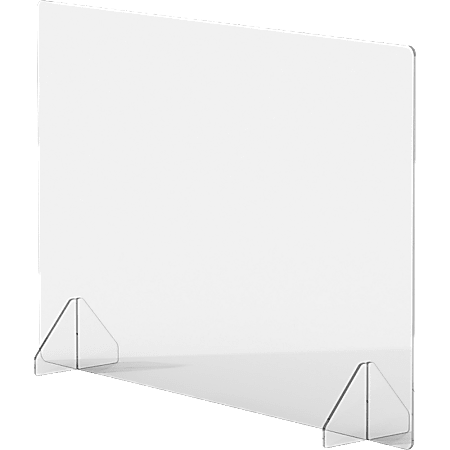 Lorell® 36" x 24" Social Distancing Barrier, Clear