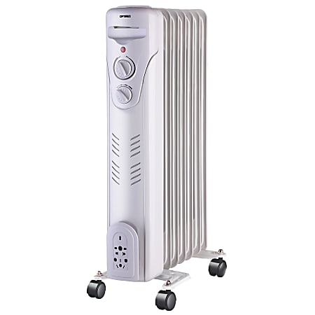Optimus Portable Oil-Filled Radiator Heater, 14-13/16” x 26-1/2”