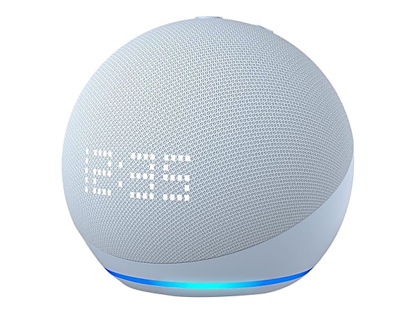 Amazon Echo Dot (5th Generation) - Smart speaker - Bluetooth, Wi-Fi - App-controlled - cloud blue