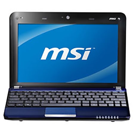 MSI™ U135-628US Netbook Computer With 10" LCD Screen & Intel® Atom™ N450 Processor, Silver