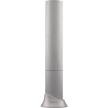 ANTOP AT-500SBS Antenna - Upto 80 Mile Range - VHF, UHF - 87.5 MHz to 230 MHz, 470 MHz to 700 MHz - 22 dB - Cellular Network, HDTV Antenna, Signal Booster, Indoor, Projector, TV Tuner - Titanium - Wall/Stand, Table Mount - Multi-directional