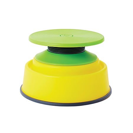 GONGE Build N’ Balance Tilting Discs Set, Yellow/Green/Gray, Set Of 2 Discs