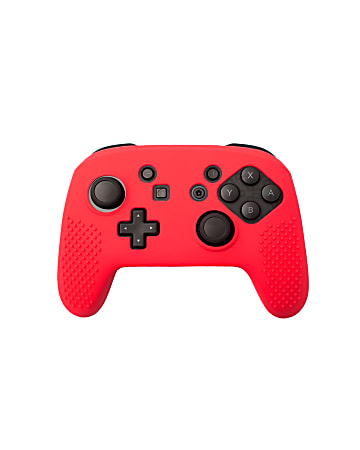 Insten Protective Silicone Skin Case For Nintendo Switch Pro Controller, Red