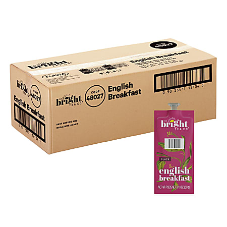 The Bright Tea Co.™ English Breakfast Tea Single-Serve Freshpacks, 0.25 Oz, Box Of 100