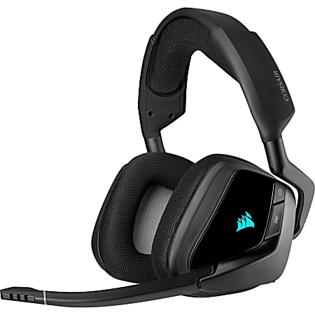 Corsair void rgb elite wireless premium discount gaming headset with 7.1 surround sound