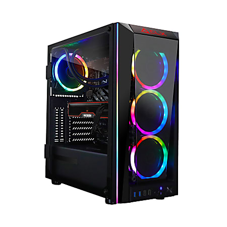 CLX SET TGMSETRXH0B86BM Liquid-Cooled Gaming Desktop PC, Intel® Core™ i7, 32GB Memory, 3TB Hard Drive/480GB Solid State Drive, Windows® 10 Home