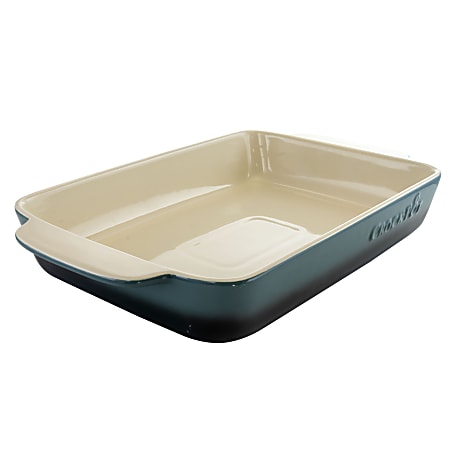 Crock-Pot Artisan Stoneware Bake Pan, 5.6 Quart, Blue