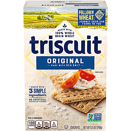 Triscuit Crackers, Original With Sea Salt, Pack Of