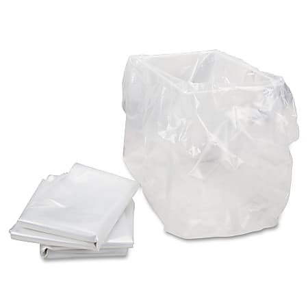 Ativa 1 mil Shredder Bags 4 Gallons Clear Box Of 25 Bags - Office Depot