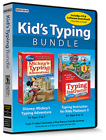 Individual Software® Kids' Typing Bundle, Disc