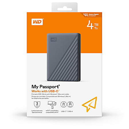 WD HHD My Passport 4TB (ジャンク品扱い) WD HHD My Passport