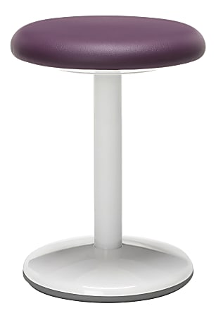 OFM Orbit Static 18" Stool, Purple/White