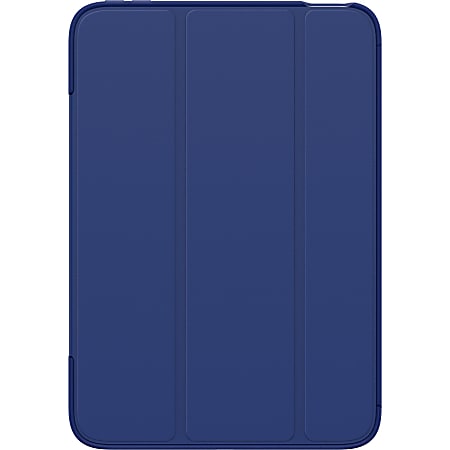 OtterBox Symmetry Series 360 Elite Carrying Case (Folio) Apple iPad mini (6th Generation) Tablet - Yale Blue (Blue/Clear) - Drop Resistant, Scratch Resistant - Synthetic Rubber, Polycarbonate, MicroFiber Body - 7.9" Height x 5.5" Width x 0.5" Depth
