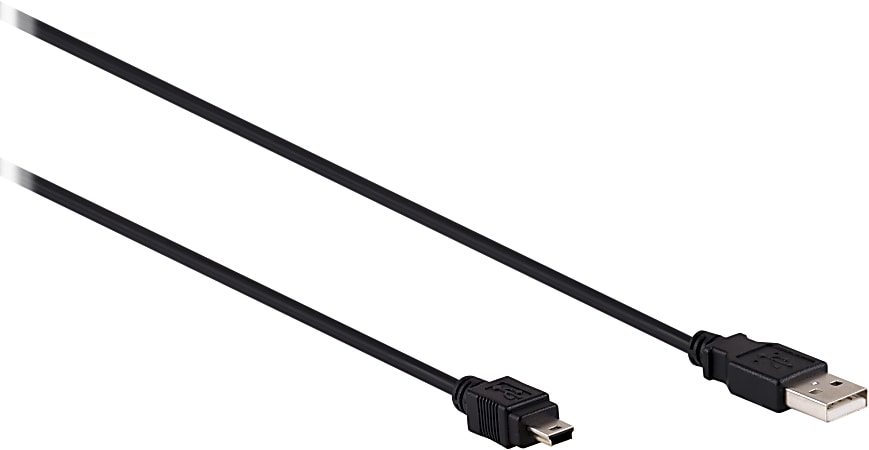 arrestordre Wrap vægt Ativa Mini USB 2.0 Device Cable 6 Black 26861 - Office Depot