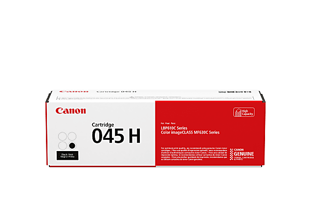 Canon 045H Black High Yield Toner Cartridge 1246C001