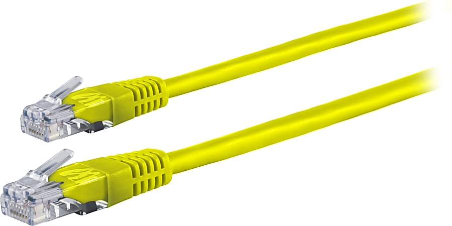 Ativa Cat 5e Crossover Cable 10 Yellow 26879 - Office Depot