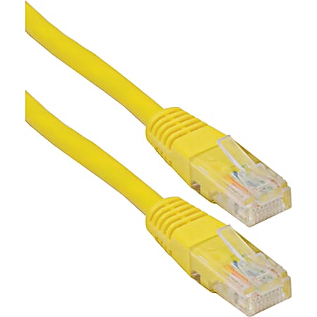 Ativa® Cat 5e Crossover Patch Cable, 25', Yellow