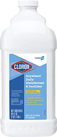 Clorox® Commercial Solutions Anywhere Hard Surface Sanitizing Spray, 64 Oz