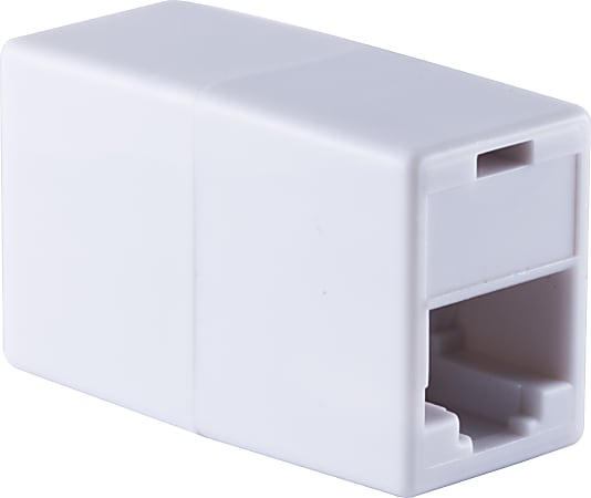 Ethernet Coupler, White Ethernet Coupler, White