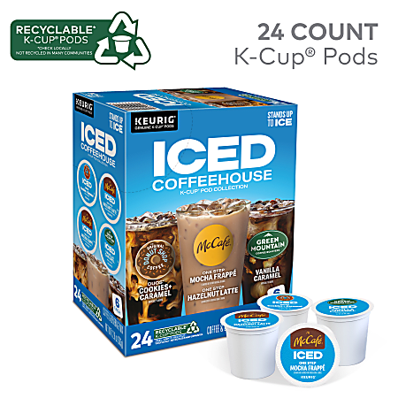 Keurig ICED Coffeehouse K Cup Pod Collection Variety Pack Medium