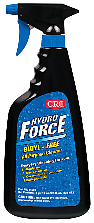 CRC HydroForce® Butyl-Free All-Purpose Cleaner Spray, 32 Oz Bottle, Case of 12