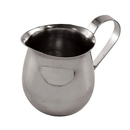 WINCO Stainless Steel Bell Creamer, Serving, Stainless Steel, 1 Each, BCS5