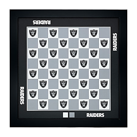 Imperial NFL Wall-Mounted Magnetic Chess Set, Las Vegas Raiders