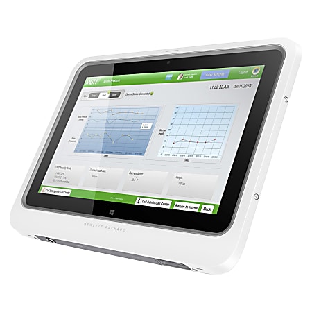 HP ElitePad 1000 G2 Healthcare Tablet - 10.1" - 4 GB LPDDR3 - Intel Atom Z3795 Quad-core (4 Core) 1.59 GHz - 128 GB - Windows 8.1 Pro 64-bit - 1920 x 1200 - 4G