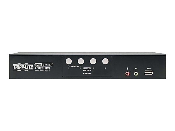 Tripp Lite 4-Port HDMI/USB KVM Switch with Audio/Video