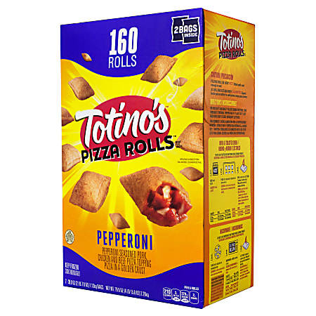 Totinos Pepperoni Pizza Rolls 79.68 Oz Box Of 160 Pizza Rolls - Office ...