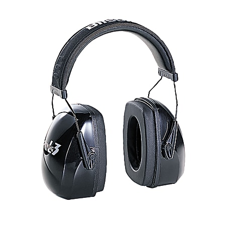 Leightning L3 Noise Reduction Over-The-Head Earmuffs, Black