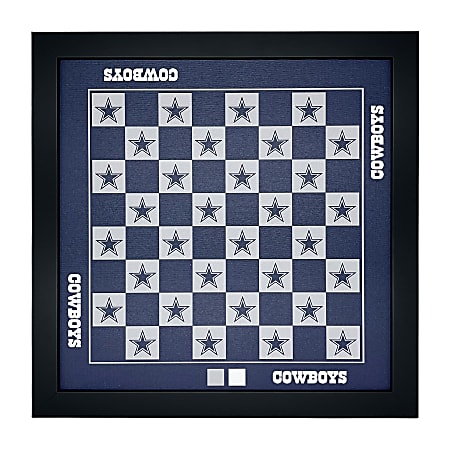 Imperial NFL Wall-Mounted Magnetic Chess Set, Dallas Cowboys