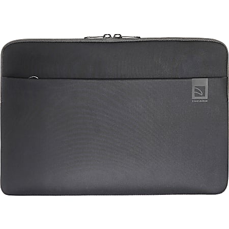 Tucano Milano Italy Top Second Skin neoprene sleeve for MacBook Pro 13", Black, Anti-slip, Neoprene Body, 8.9"H x 12.6"W x 0.8"D
