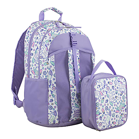 Fuel Deluxe Backpack And Lunch Bag Set Unicorn Sweets - Office Depot