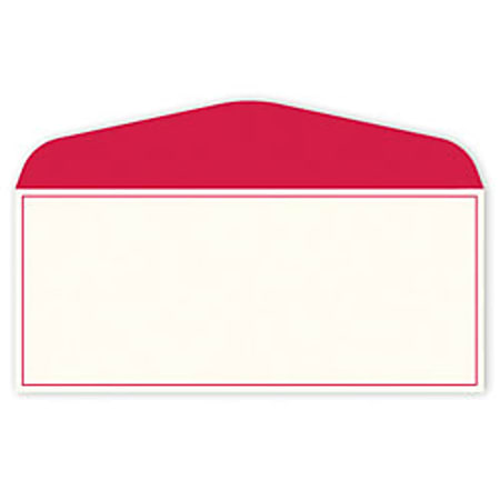 Gartner Studios® #10 Stationery Envelopes, Gummed Seal, Red Border, Pack Of 50