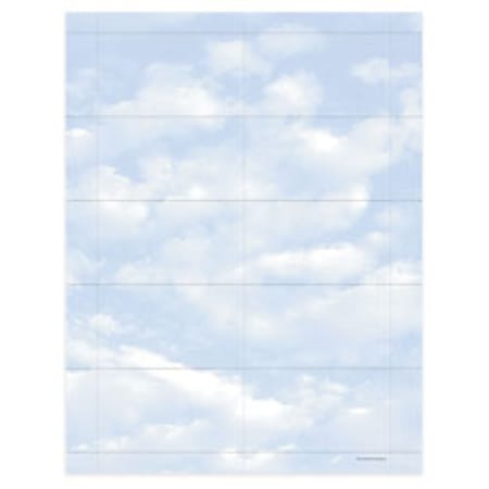 Gartner Studios® Designed Business Cards, 3 1/2" x 2", Cloud Design, Pack Of 250