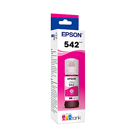 Epson® 542 EcoTank® Magenta Ink Refill Bottle, T542320-S
