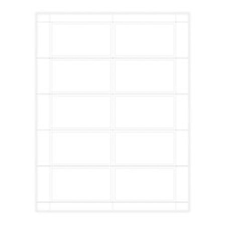 Gartner Studios® Designed Business Cards, 3 1/2" x 2", Embossed White, Pack Of 150