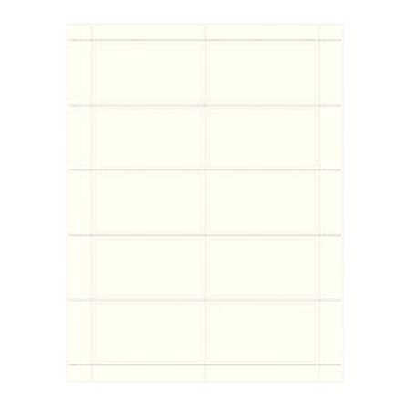 Gartner Studios® Designed Business Cards, 3 1/2" x 2", Embossed Ivory, Pack Of 150