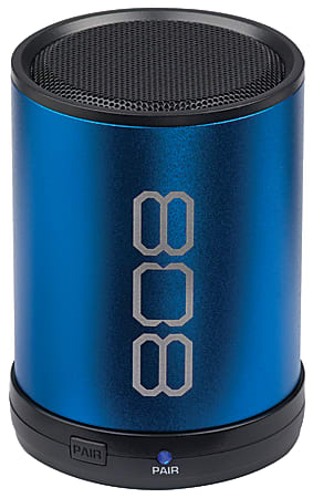 808™ Canz Bluetooth Speaker, 3.19" x 2.36" x 2.36", Blue