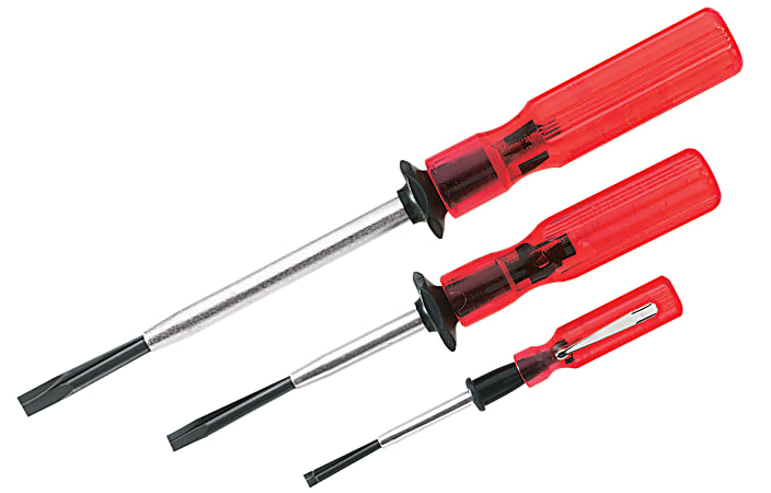 3 Piece Slotted Screwdriver Set