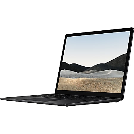 Microsoft Surface Laptop 4 13.5" Touchscreen Notebook - 2256 x 1504 - Intel Core i7 11th Gen i7-1185G7 Quad-core (4 Core) - 16 GB Total RAM - 256 GB SSD - Matte Black - Intel Chip - Intel Iris Xe Graphics - PixelSense - Front Camera/Webcam