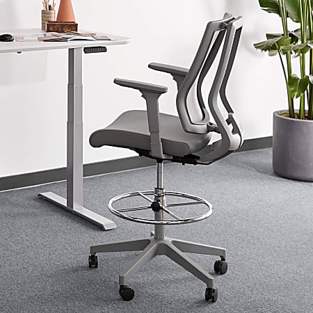 Gray drafting chair store